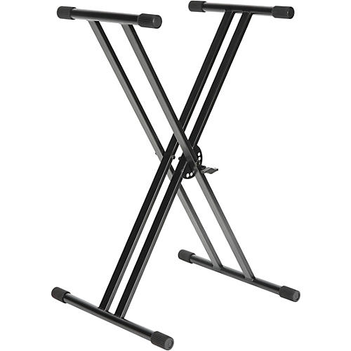 Musician's Gear KBX2 Double-Braced Keyboard Stand Black - musicians--Friend