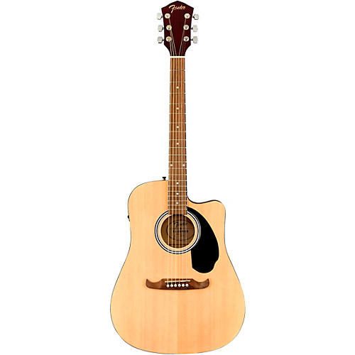 Fender FA-125CE Dreadnought Acoustic-Electric Guitar Natural - musicians--Friend