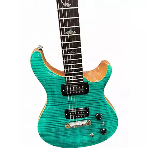 Used PRS SE PAULS GUITAR GREEN Solid Body Electric Guitar GREEN - musicians--Friend