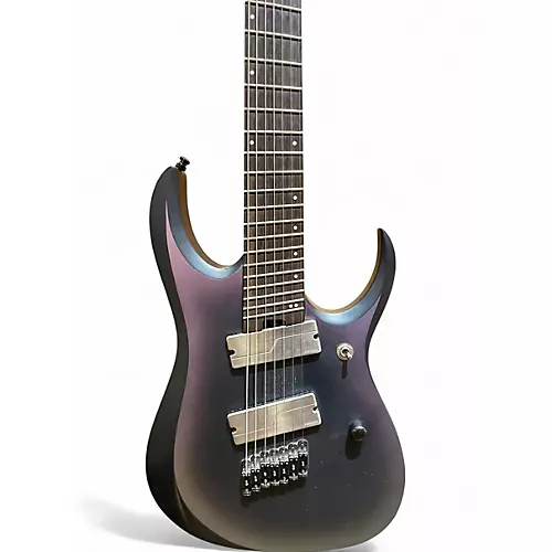 Used Ibanez RGD71ALMS BLACK AUORA BURST Solid Body Electric Guitar BLACK AUORA BURST - musicians--Friend
