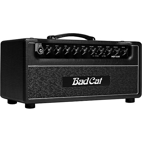 Bad Cat Hot Cat 45W Tube Guitar Amp Head Black - musicians--Friend