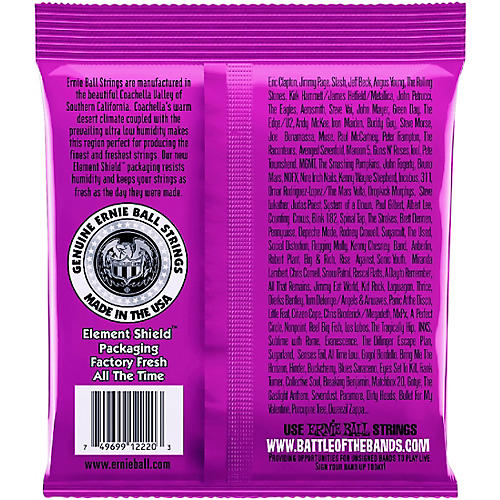Ernie Ball 2220 Power Slinky Nickel Wound Electric Guitar Strings 2-Pack - musicians--Friend