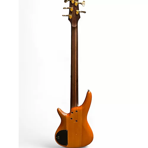 Used Ibanez SR1205E 5 String Antique Natural Electric Bass Guitar Antique Natural - musicians--Friend