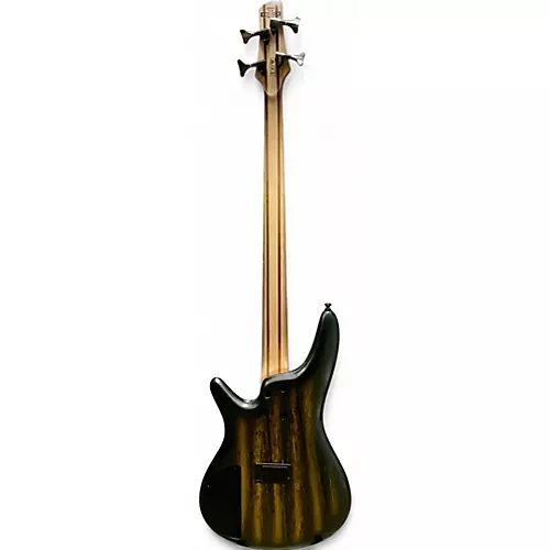 Used Ibanez SR300 Black and Gold Electric Bass Guitar Black and Gold - musicians--Friend
