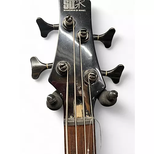 Used Ibanez SR800 Black Electric Bass Guitar Black - musicians--Friend