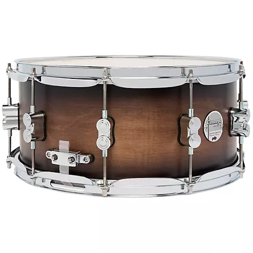 PDP by DW Concept Maple Snare Drum With Chrome Hardware 14 x 5.5 in. Satin Black - musicians--Friend