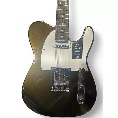 Used Fender American Ultra II Telecaster Texas Tea Solid Body Electric Guitar Texas Tea - musicians--Friend