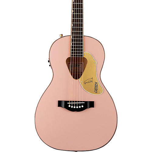 Gretsch Guitars G5021WPE Rancher Penguin Parlor Acoustic-Electric Guitar Shell Pink - musicians--Friend