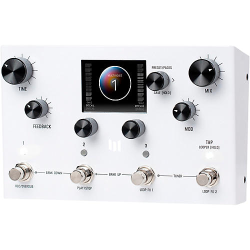Meris LVX Modular Delay System Effects Pedal White - musicians--Friend
