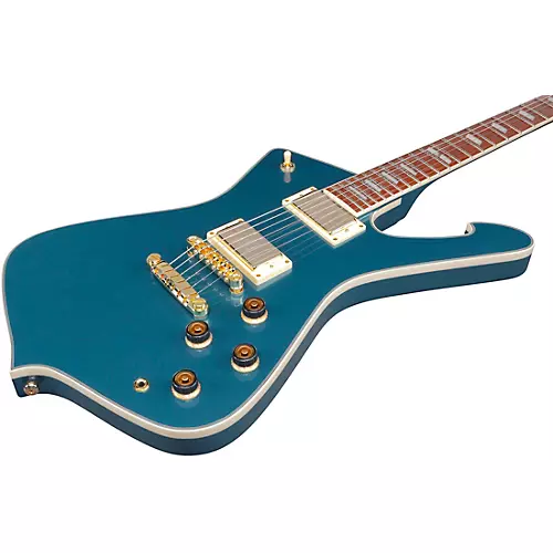 Ibanez Iceman Electric Guitar Antique Blue Metallic - musicians--Friend