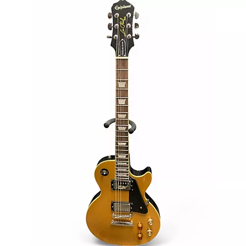Used Epiphone Joe Bonamassa Les Paul Gold Solid Body Electric Guitar Gold - musicians--Friend