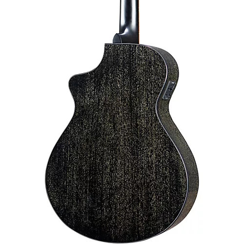 Breedlove Rainforest S Concert Acoustic-Electric Bass Guitar Black Gold - musicians--Friend