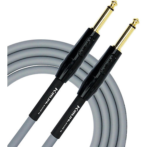 Kirlin 18AWG Stage Instrument Cable with Gray PVC Jacket 10 ft. - musicians--Friend