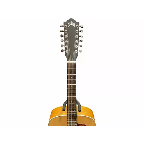 Used Guild F2512E Natural 12 String Acoustic Electric Guitar Natural - musicians--Friend