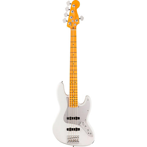 Fender American Ultra II Jazz Bass V Maple Fingerboard Avalanche - musicians--Friend