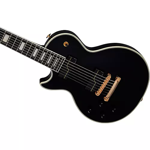 Epiphone Matt Heafy Les Paul Custom Origins 7-String Left-Handed Electric Guitar Ebony - musicians--Friend