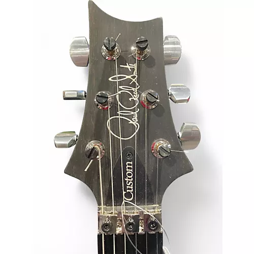 Used PRS Custom 24 10 Top Floyd Emerald Green Solid Body Electric Guitar Emerald Green - musicians--Friend