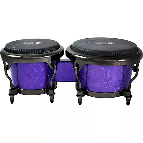 Toca Jimmie Morales Signature Series Purple Sparkle Bongos 7 and 8.5 in. Purple Sparkle - musicians--Friend