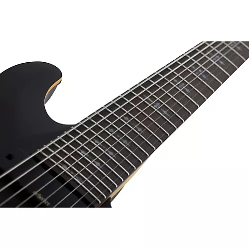 Schecter Guitar Research Demon-8 8-String Electric Guitar Satin Aged Black - musicians--Friend
