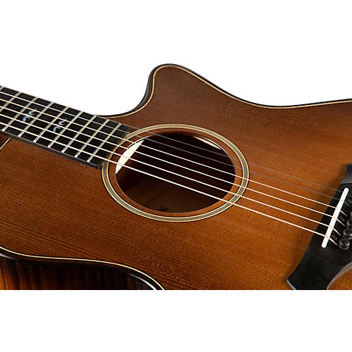 Taylor Builder's Edition 614ce V-Class Grand Auditorium Acoustic-Electric Guitar Natural - musicians--Friend