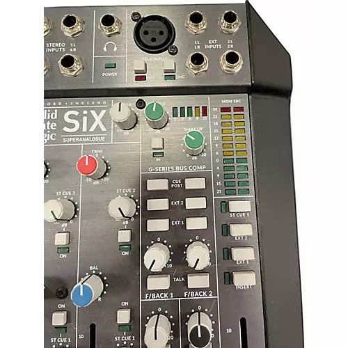 Used Solid State Logic Six Superanolog Powered Mixer - musicians--Friend