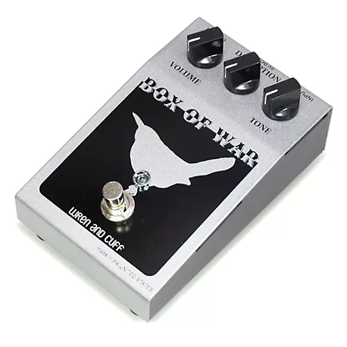 Wren And Cuff OG Box of War Reissue Distortion Effects Pedal Black and Grey - musicians--Friend