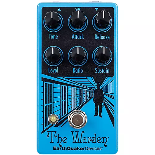 EarthQuaker Devices The Warden V2 Optical Compressor Effects Pedal - musicians--Friend