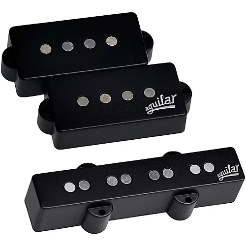 Aguilar AG 4P/J-HC 4-string Hum-Cancelling P/J Bass Pickup Set Black - musicians--Friend