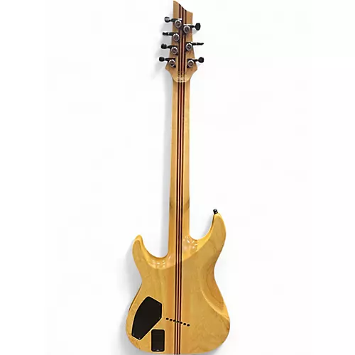 Used Schecter Guitar Research C-7 SLS Elite Black Fade Burst Solid Body Electric Guitar Black Fade Burst - musicians--Friend
