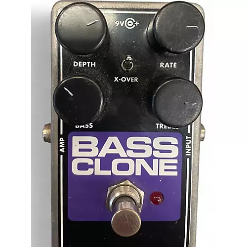 Used Electro-Harmonix Bass Clone Analog Chorus Bass Effect Pedal - musicians--Friend