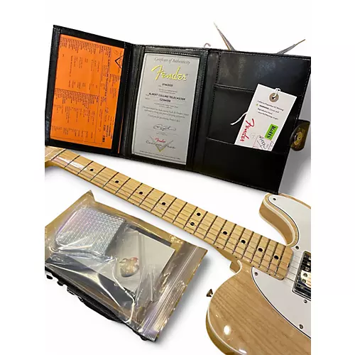Used Fender Custom Shop Albert Collins Telecaster NOS Natural Solid Body Electric Guitar Natural - musicians--Friend