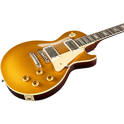 Gibson Custom 1957 Les Paul Goldtop Darkback Reissue VOS Electric Guitar Gold Top - musicians--Friend