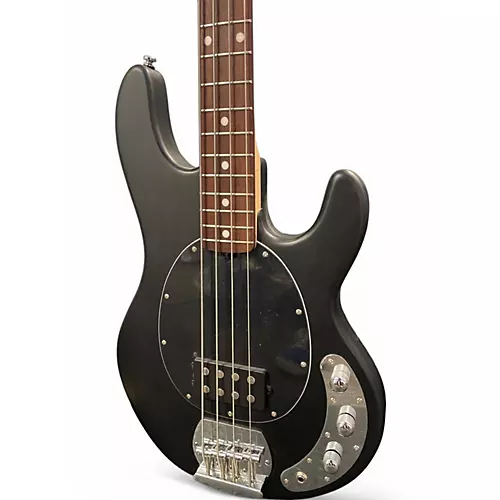 Used Sterling by Music Man STINGRAY Black Electric Bass Guitar Black - musicians--Friend