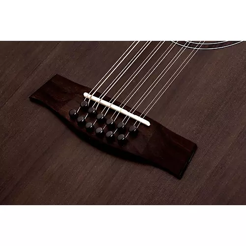Schecter Guitar Research Orleans Studio 12-String Acoustic Guitar See-Thru Black - musicians--Friend