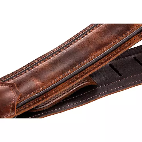 Taylor Leather Fountain Strap Weathered Brown 2.5 in. - musicians--Friend
