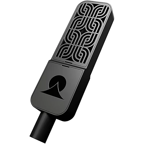 Ohma World Motif Ribbon Microphone White & Stainless Steel - musicians--Friend