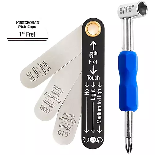 Music Nomad Truss Rod Neck Relief Measure and Adjust Kit for Gibson and PRS (USA) Guitars - musicians--Friend
