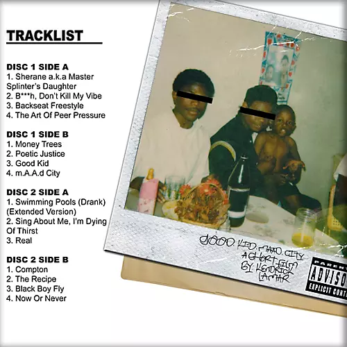Kendrick Lamar - Good Kid, M.A.A.D. City [2 LP] - musicians--Friend