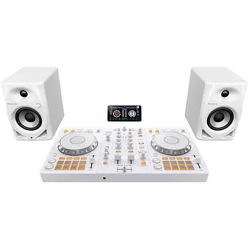 Pioneer DJ DDJ-FLX4-W 2-Channel DJ Controller for rekordbox and Serato White - musicians--Friend