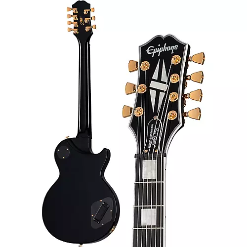 Epiphone Matt Heafy Les Paul Custom Origins 7-String Left-Handed Electric Guitar Ebony - musicians--Friend