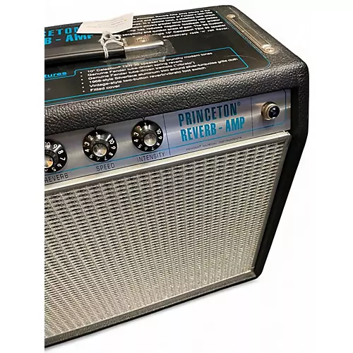 Used Fender 1968 Custom Princeton Reverb 12W 1x10 Tube Guitar Combo Amp - musicians--Friend