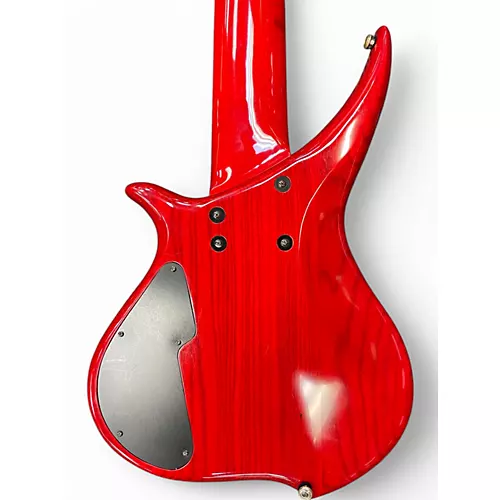 Used Tune TWB63 Red Electric Bass Guitar Red - musicians--Friend