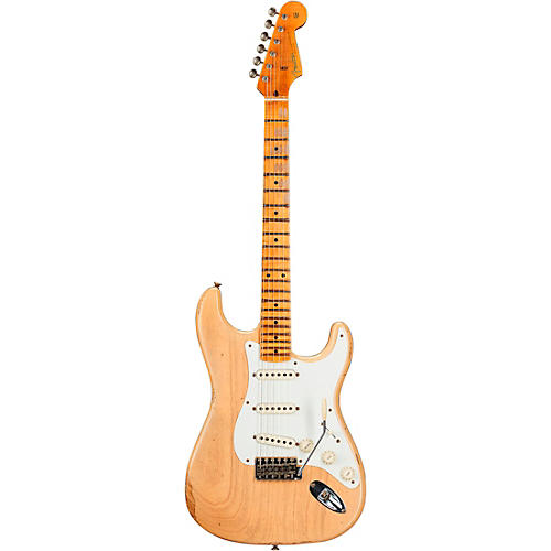 Fender Custom Shop '58 Stratocaster Relic Electric Guitar Super Faded Aged Surf Green - musicians--Friend