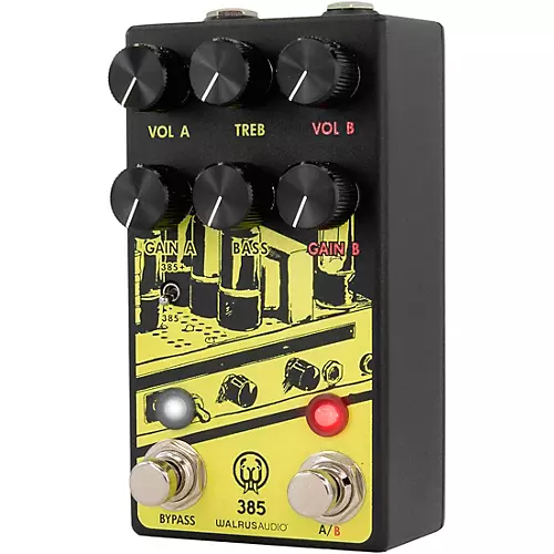 Walrus Audio 385 Overdrive MKII Effects Pedal Yellow - musicians--Friend