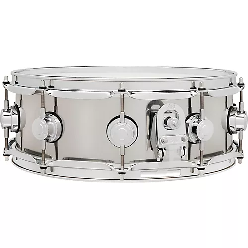 DW Collector's Series Stainless Steel Snare Drum 14 x 4.5 in. - musicians--Friend