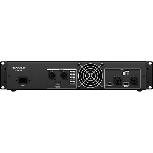 Behringer NX1000 1,000W 2-Channel Power Amplifier - musicians--Friend