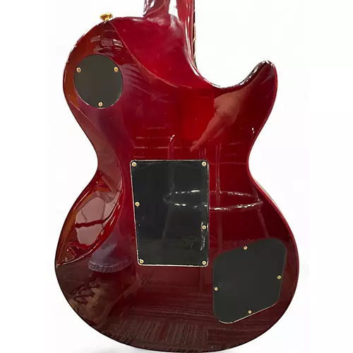 Used 2023 Epiphone Alex Lifeson Les Paul Custom Axcess Left-Handed  Ruby quilt maple veneer Electric Guitar Ruby quilt maple veneer - musicians--Friend