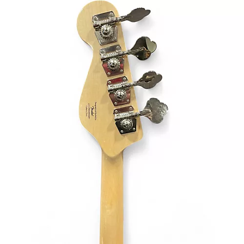 Used Squier Paranormal Rascal Bass HH Guitar Metallic Black Electric Bass Guitar Metallic Black - musicians--Friend
