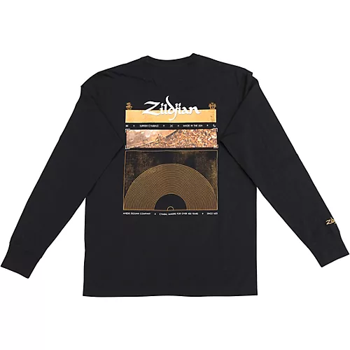 Zildjian Long Sleeve T-Shirt Medium Black - musicians--Friend