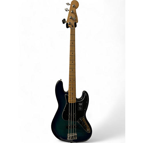 Used 2021 Fender Player Jazz Bass Blue Burst Electric Bass Guitar Blue Burst - musicians--Friend